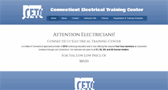 Desktop Screenshot of ctelectricaltrainingcenter.com